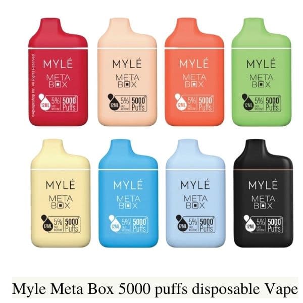 MYLE META BOX 5000 PUFFS DISPOSABLE 5% NIC-SALT