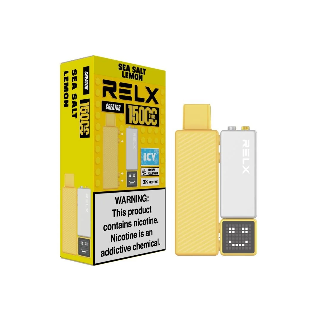 RELX creator kit pod system 15000 puffs vape