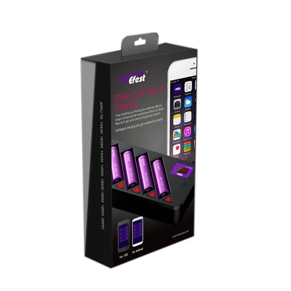 Efest LUC BLU4 LCD Intelligent Charger