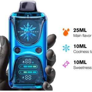 KEYSTONE Tweak Geek 60000 Puffs Adjustable Coolness & Sweetness Quadra Mesh Disposable Vape 5% 50mg NIC