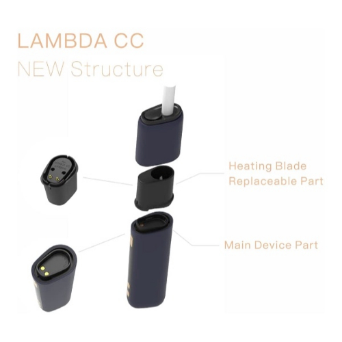Replacement blade compatible with the latest Lambda CC device Durable and precise for consistent heating performance Easy to install for quick device restoration Certified for quality and safety standards Available replacement caps for device shell protection