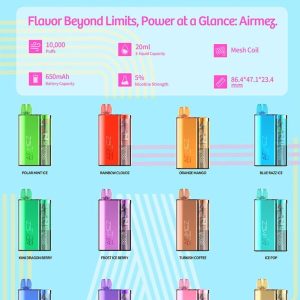 AirMez 10000 Puffs Disposable Vape 5% 20ML
