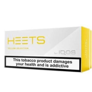 IQOS Heets Yellow Selection heated tobacco sticks pack