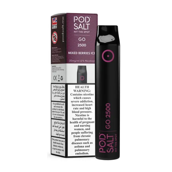 Pod Salt Go Mixed Berries Ice-20mg/ml-2500 puffs