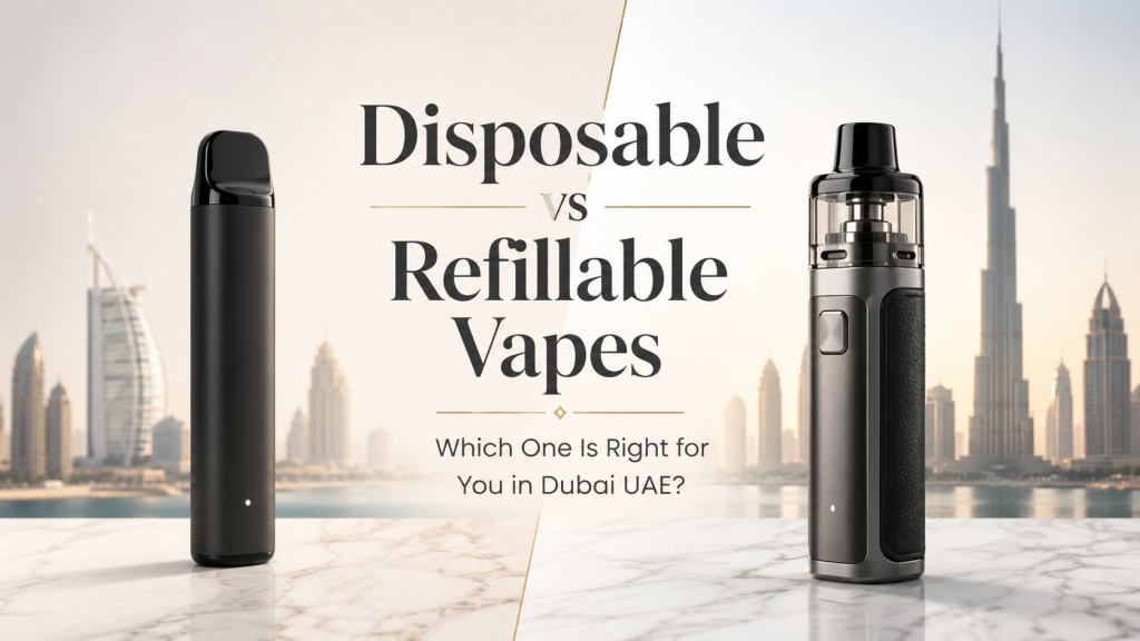 Disposable Vape vs Refillable Vape Devices Dubai UAE