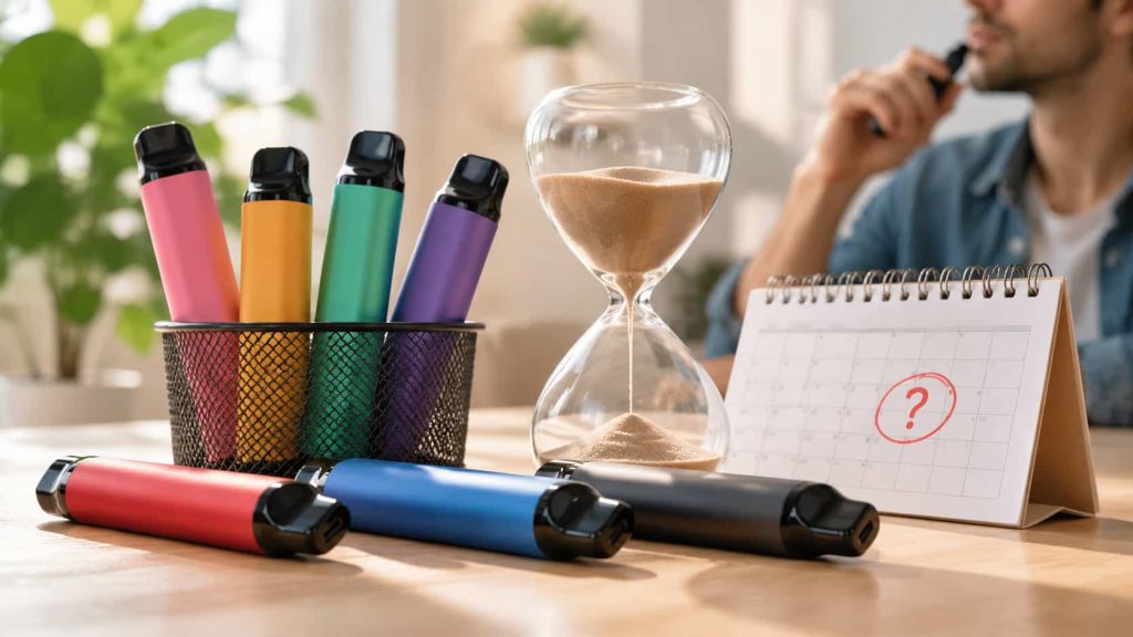 How long does a disposable vape last with different puff capacity devices and vape lifespan guide