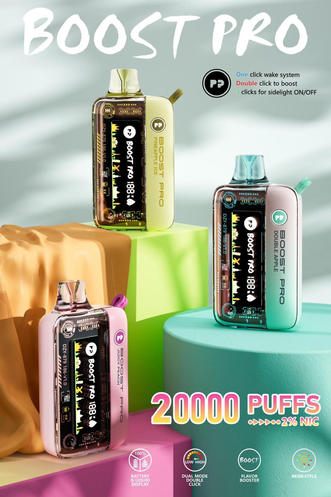 PYNE POD Boost Pro 20000 Puffs Disposable Vape Dubai