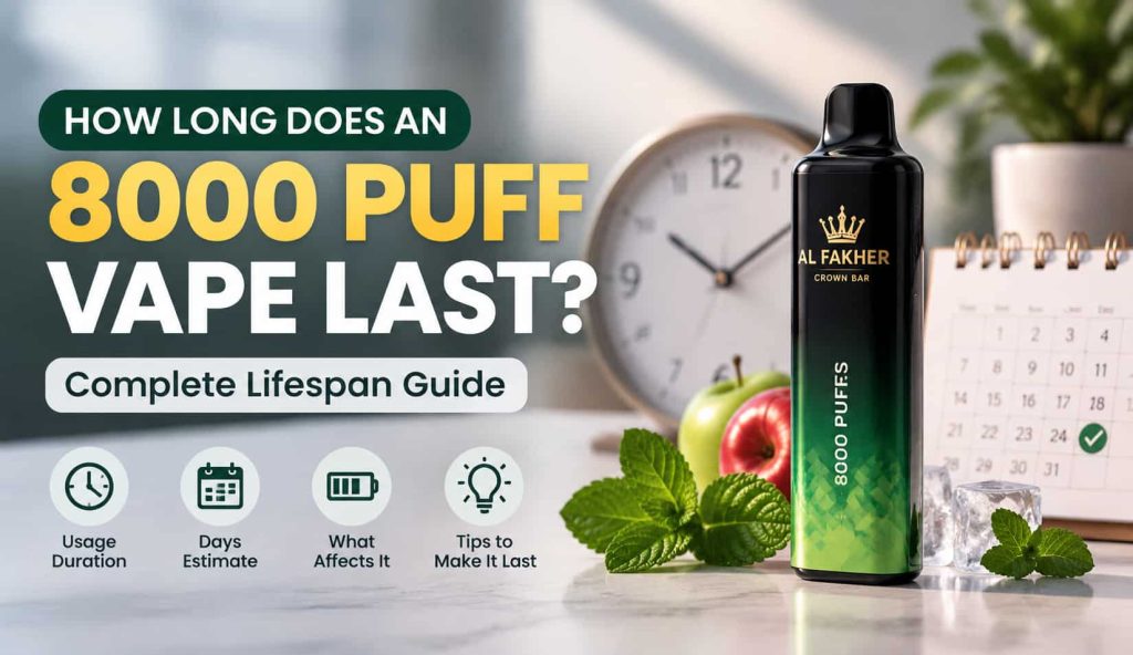 How long does an 8000 puff vape last complete lifespan guide